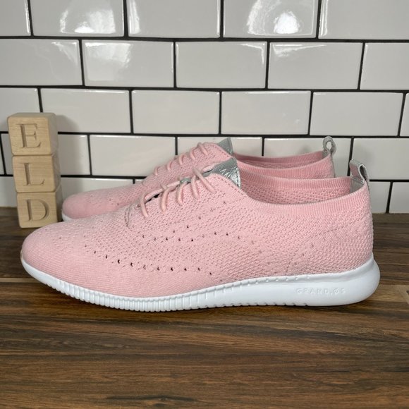 Cole Haan Shoes - Cole Haan 2.ZEROGRAND Women's Size 10 Shoes Pink Stitchlite Wingtip Oxford